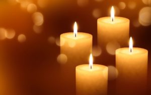 Advent Kerze Frieden